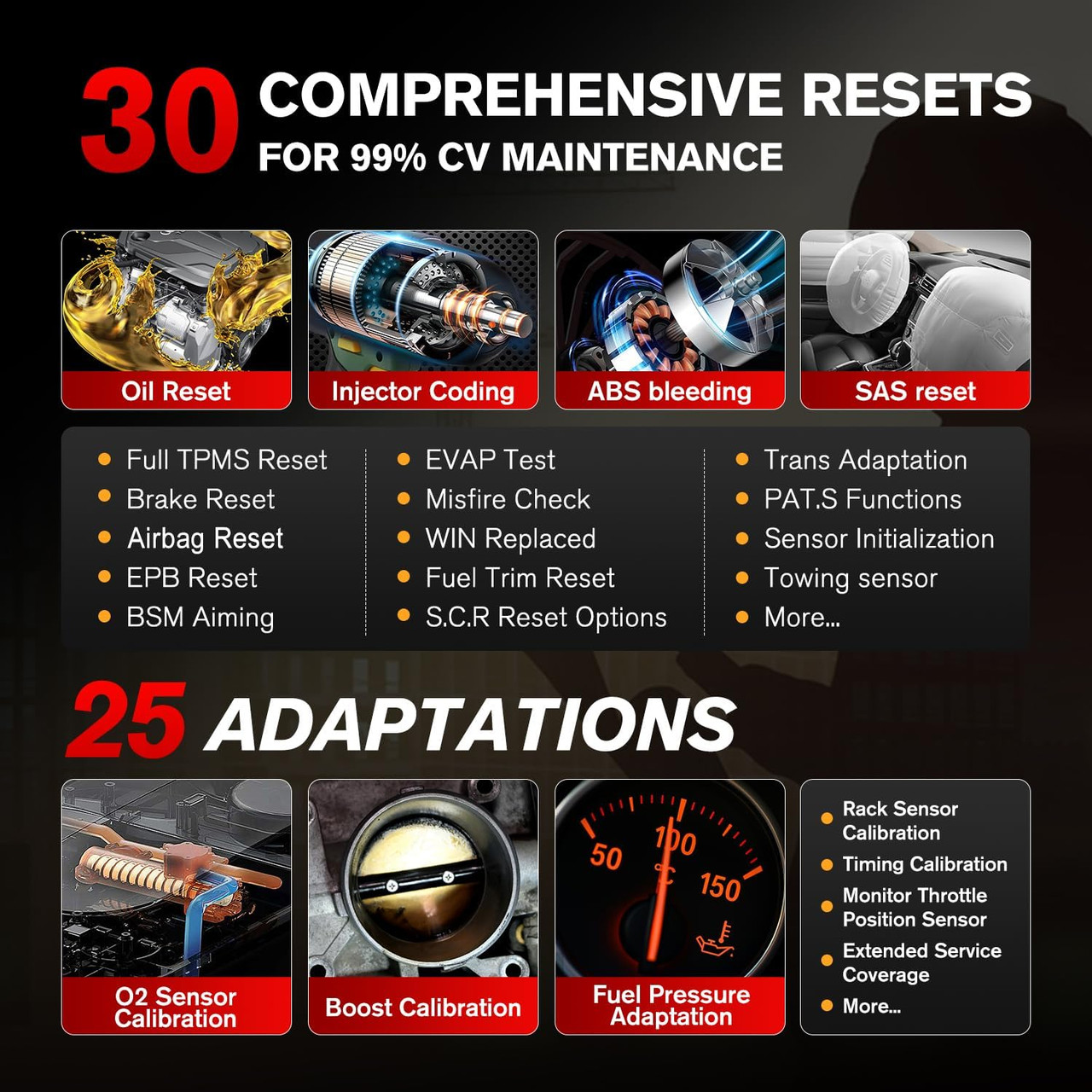 Autel MaxiSys MS908CV II Top CV Scanner, 2026 V2.0 of MS908CV Heavy Duty Truck Diagnostic Tool with J2534, Lite of MS909CV, Bidirectional 3000+ Test, 64 Services, Auto Scan 2.0 10 OS 4/128GB