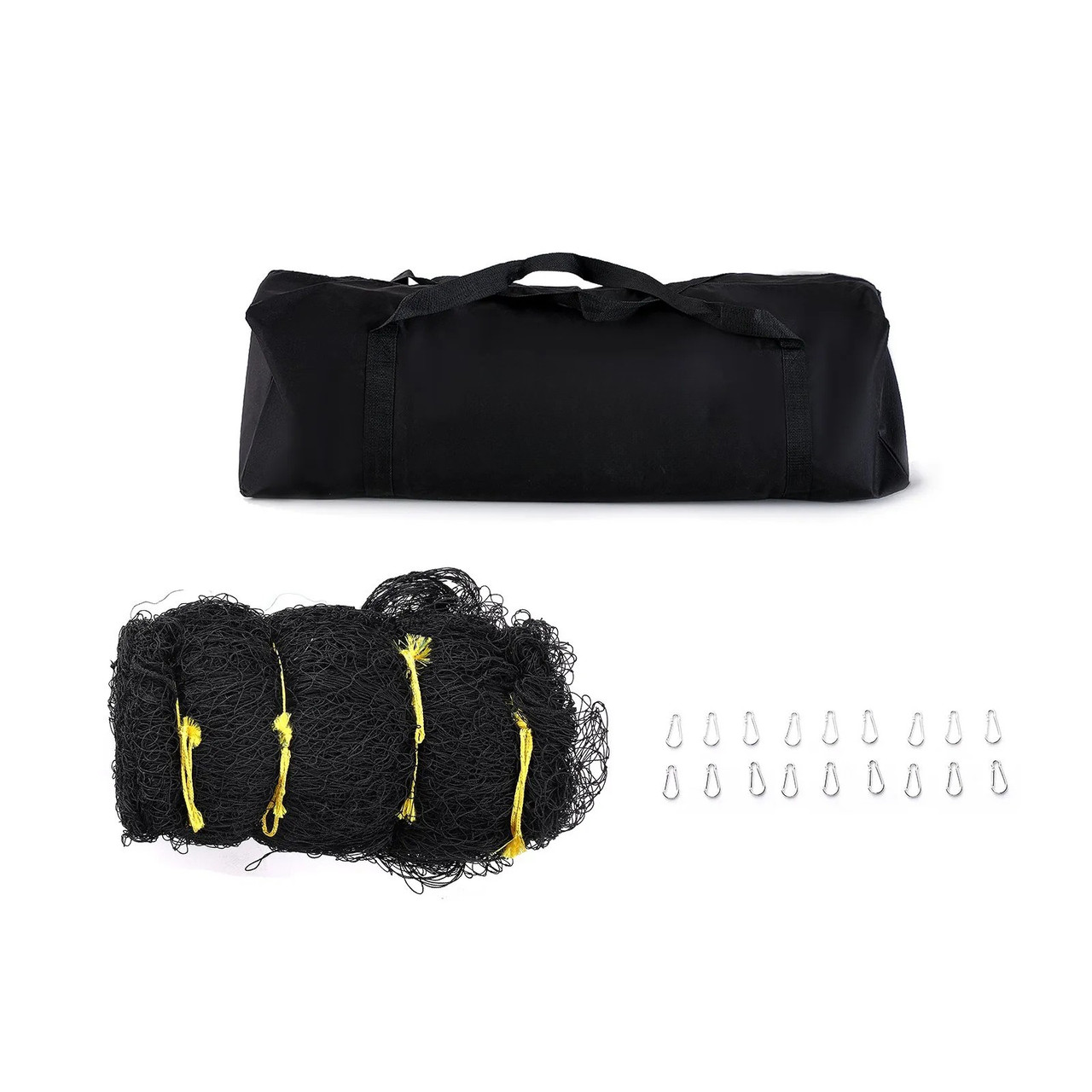 Baseball Batting Netting, Professional Softball Baseball Batting Hitting Training Net, Practice Portable Pitching Cage Net with Door & Carry Bag, Heavy Duty Enclosed PE Netting, 55FT (NET ONLY)