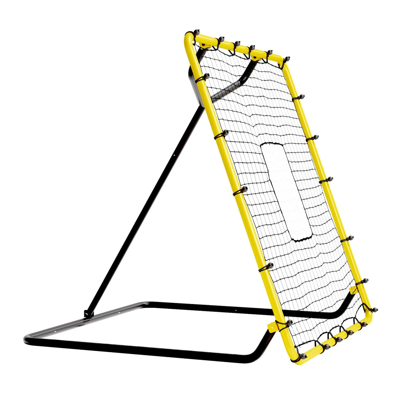 Baseball And Softball Rebounder Net, 4 x 4.5 Feet PitchBack Baseball Nest for Pitching and Fielding Training, Pitch Return Trainer Rebound Net with Pitching Target, 4 Adjustable Angles