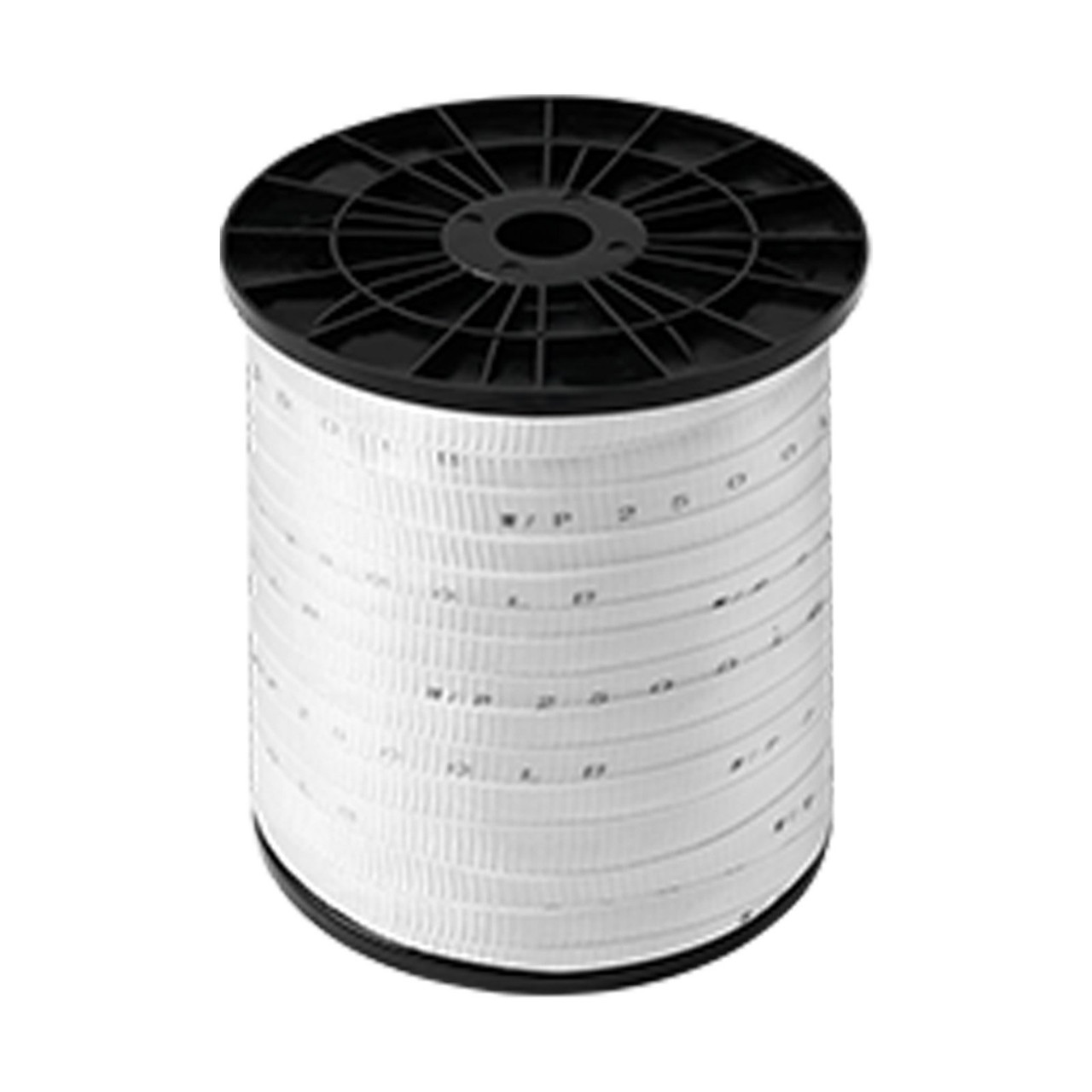 Polyester Pull Tape, 1/2" x 1053' Mule Tape Flat Rope, 1250 lbf Tensile Capacity, Printed Webbing Cable Pulling Tape for Packaging, Gardening, Commercial Electrical, Conduit Work, White