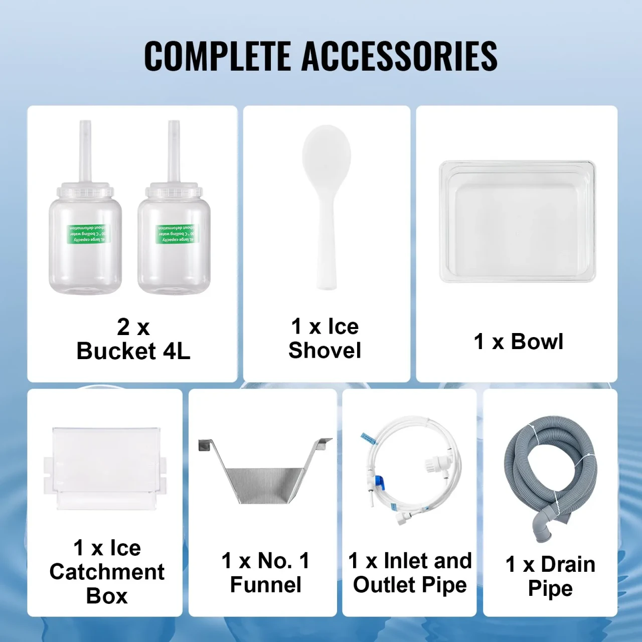 Commercial Snowflake Ice Machine - 385 lbs/24h Output, Stainless Steel Ice Shaver, Electric Snow Cone Maker with Liquid Cooling System, Touch Control Panel