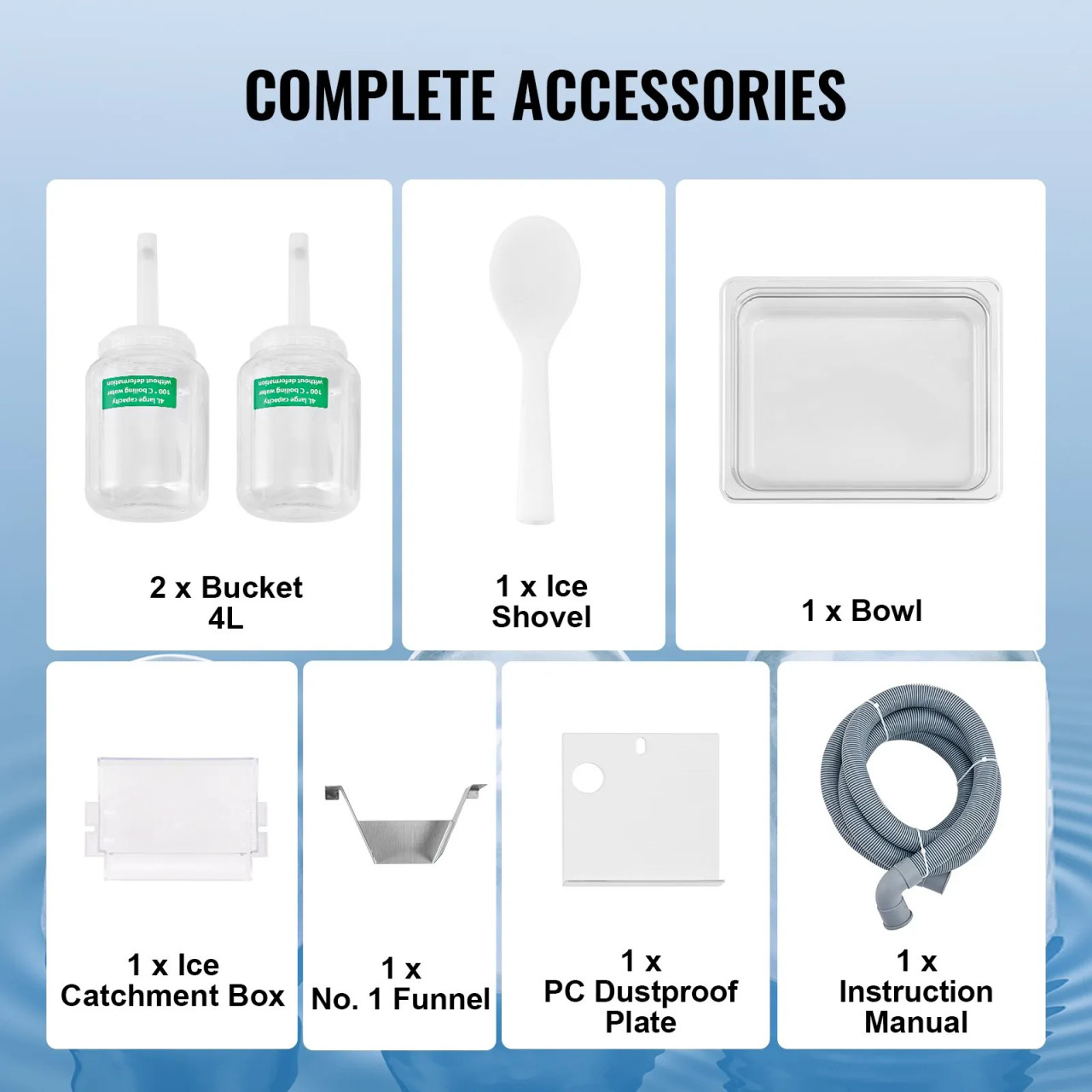 Commercial Snowflake Ice Machine – 507 lbs/24h Output, Stainless Steel Ice Shaver, Electric Snow Cone Maker with Air‑Cooling System, Touch Control Panel