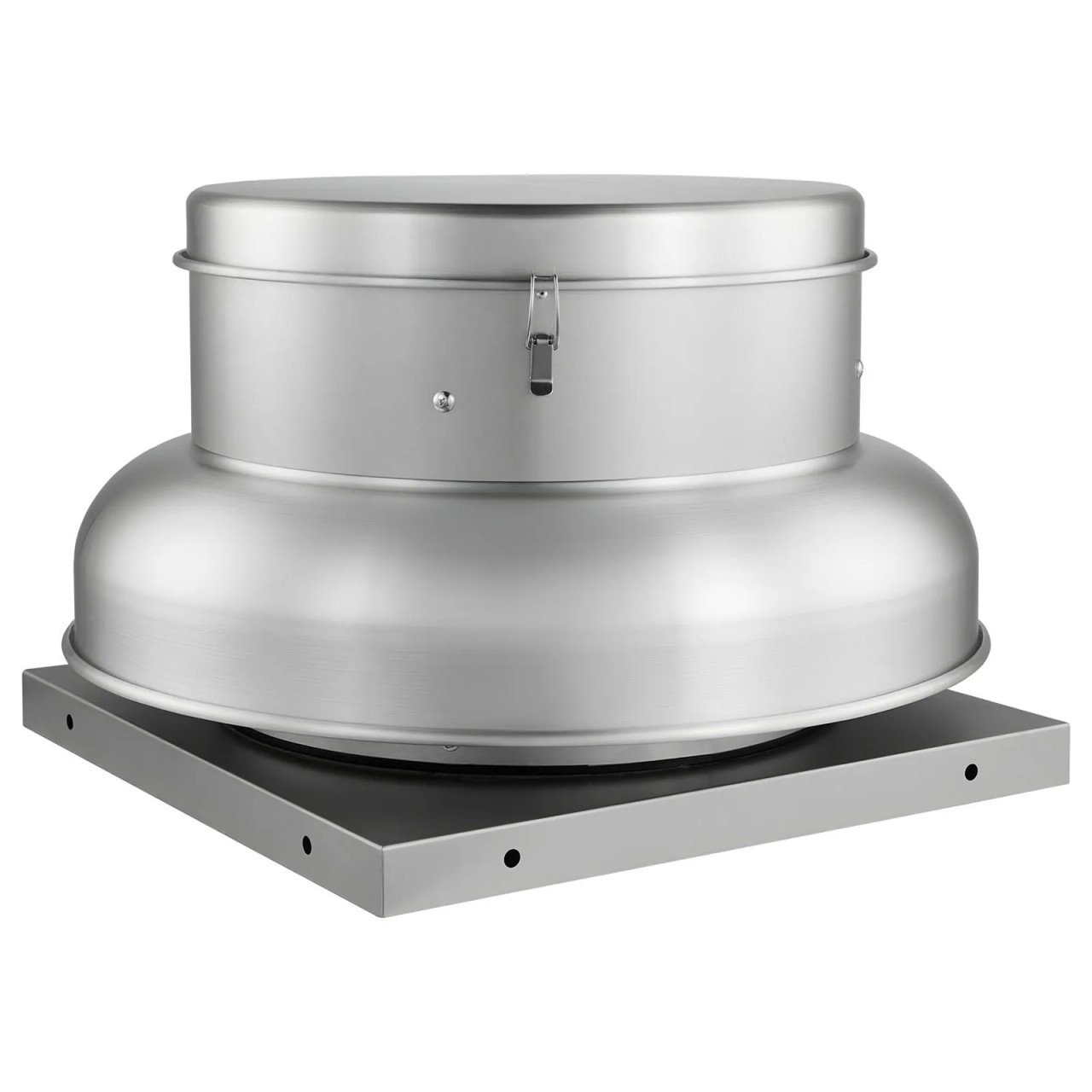 Roof Exhaust Fan, 24.8" Base, 480W Motor, Adjustable 4000/5000 CFM, Waterproof Aluminum Alloy Housing, Silver