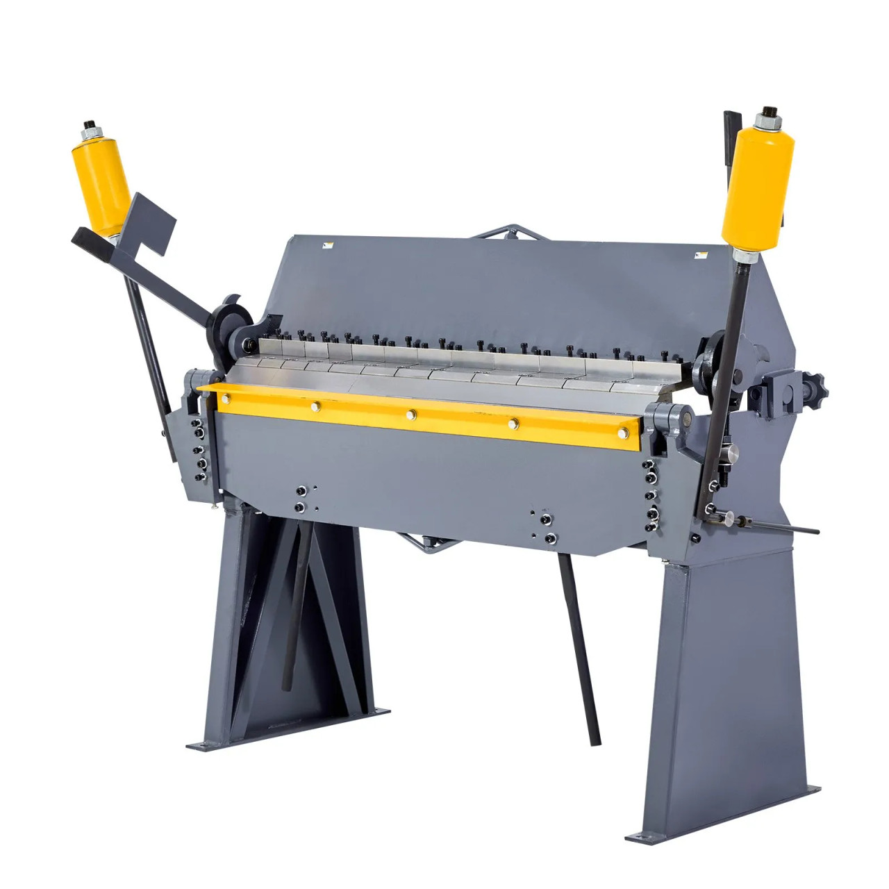Box and Pan Brake, 48-Inch, 12-Gauge Mild Steel Capacity, 8 Fingers, 0-135° Adjustable