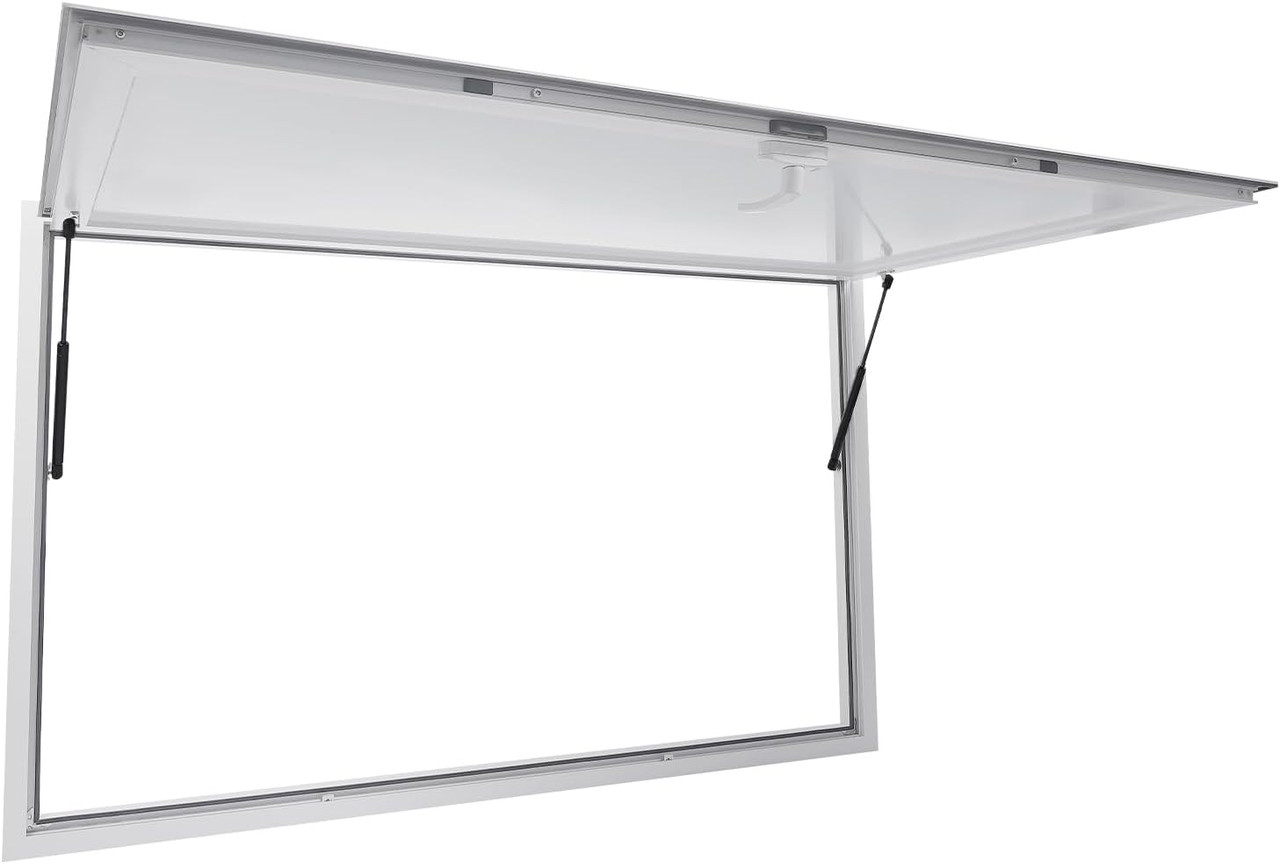 64” x 40” Concession Windows, Aluminum Alloy Food Truck Service Window with Drag Hook & Awning Door Up to 80 Degrees, Food Truck Window Serving Window for Food Trucks Concession Trailers