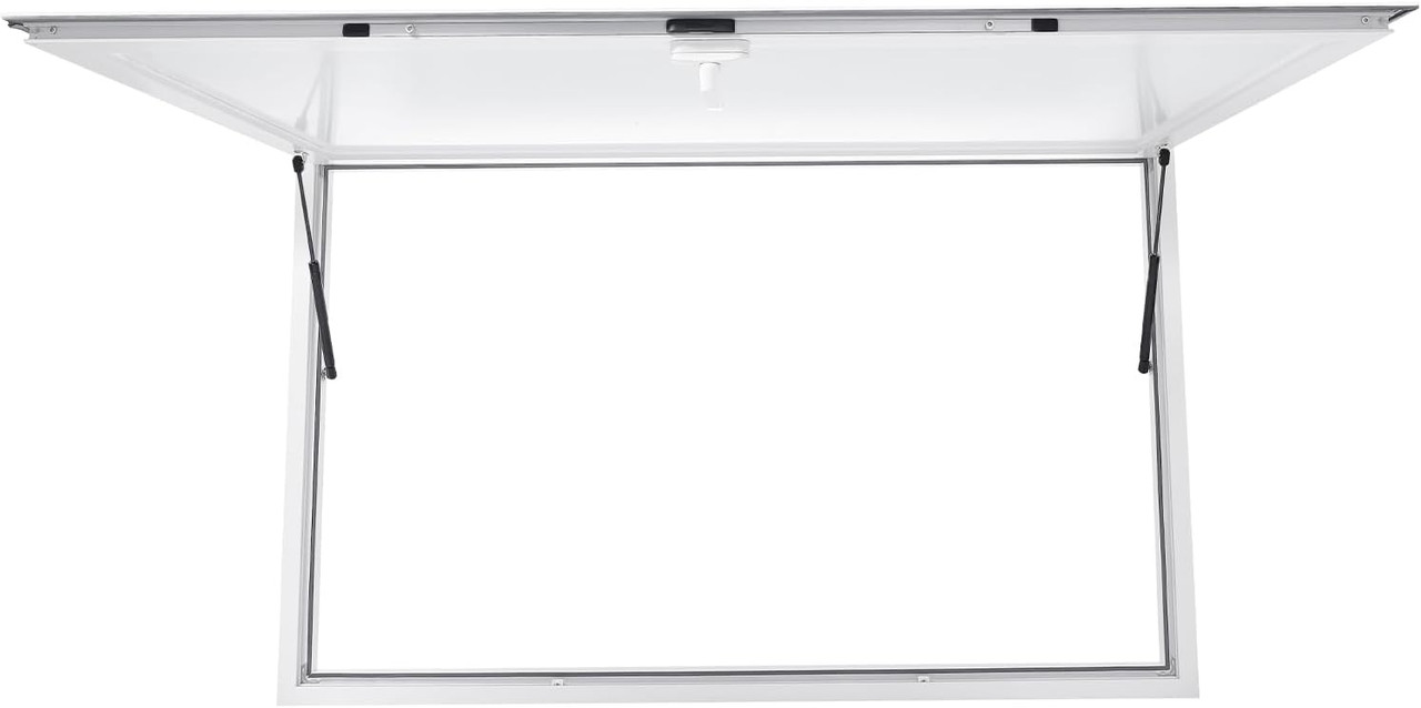 64” x 40” Concession Windows, Aluminum Alloy Food Truck Service Window with Drag Hook & Awning Door Up to 80 Degrees, Food Truck Window Serving Window for Food Trucks Concession Trailers