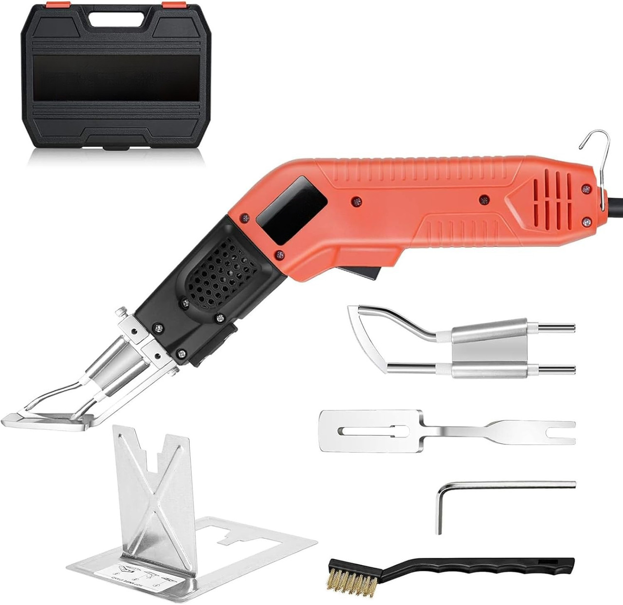 Fabric & Rope Cutter, 100W Air‑Cooled Adjustable Hot Knife, Cutting Tool Kit (RM‑015)
