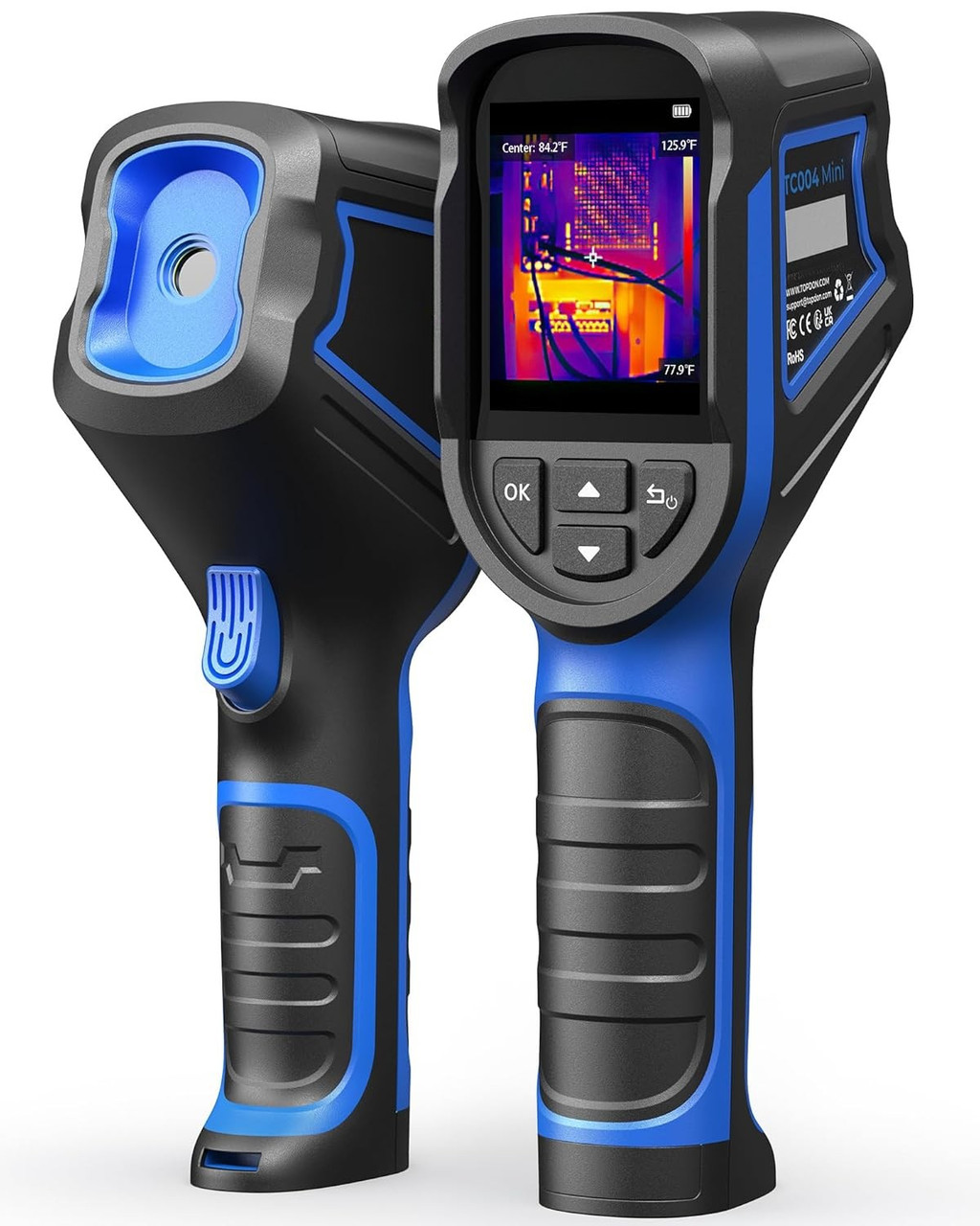 Mini Thermal Imaging Camera - TC004, 240240 TISR Resolution, 15-Hour Battery