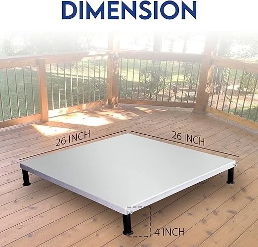 Deck Defender and Grass Guard Fire Pit Heat Shield-Steel 26"x26" Glass