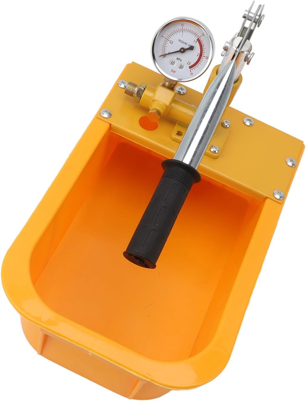 Hydrostatic Test Pump, Manual Water Pressure Test Pump Kit with Gauge, 2.5MPa/362PSI Pipe Leak Detector for Plumbing, Heating, Irrigation, and Pressure Vessel Testing
