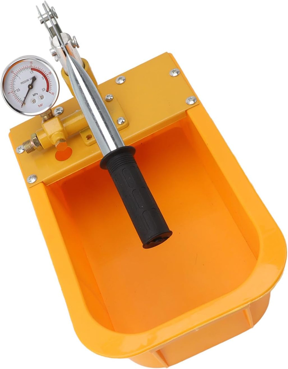 Hydrostatic Test Pump, Manual Water Pressure Test Pump Kit with Gauge, 2.5MPa/362PSI Pipe Leak Detector for Plumbing, Heating, Irrigation, and Pressure Vessel Testing