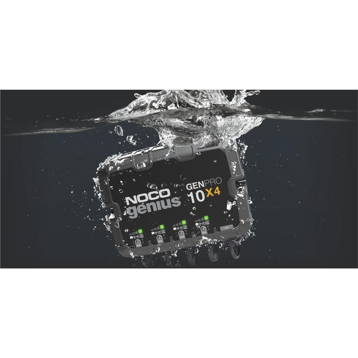 NOCO Company GENPRO10X4 12V 4-Bank, 40-Amp On-Board Battery Charger
