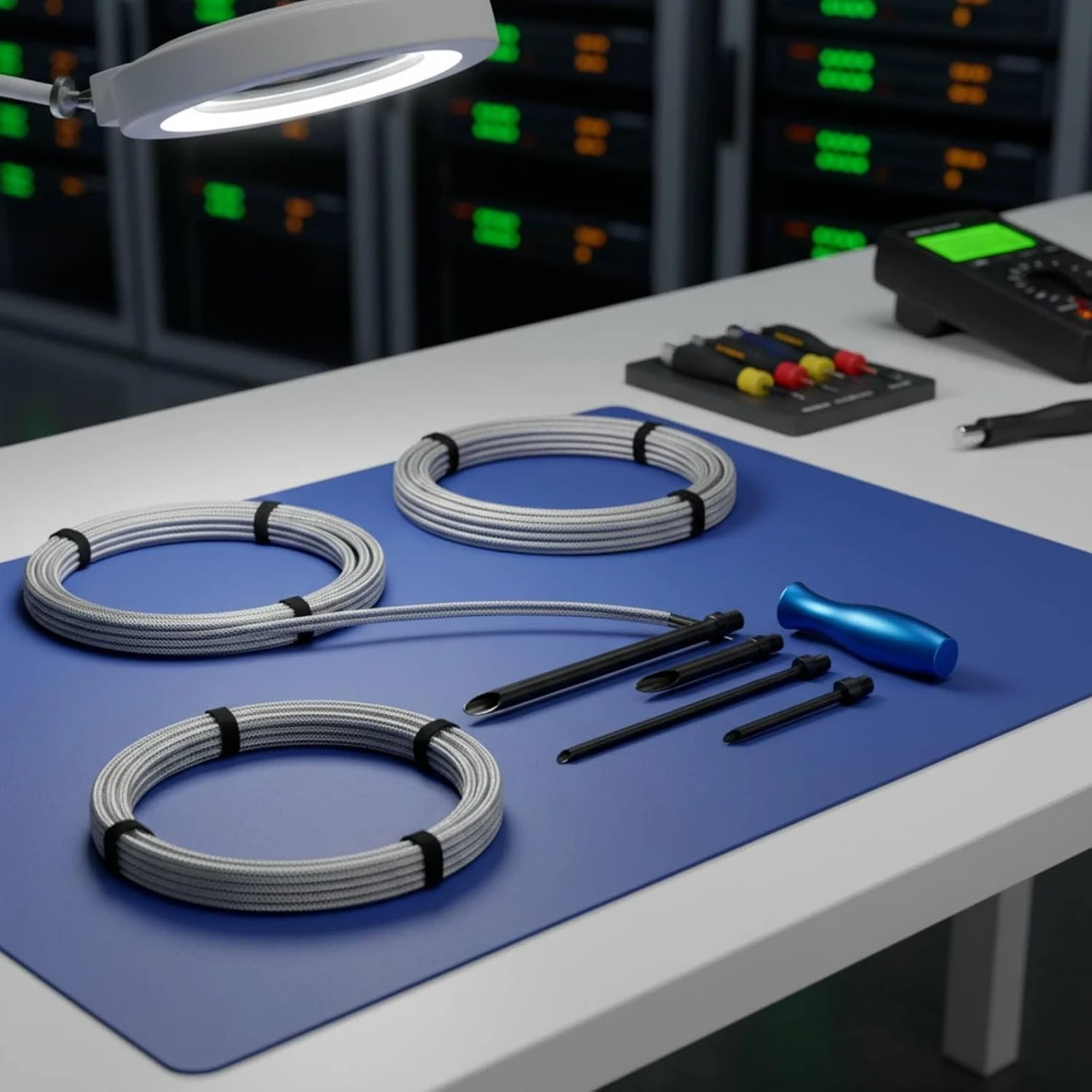 Threading Device Wire Routing Tool Set – Cable Insertion Tubes with Ergonomic Handle