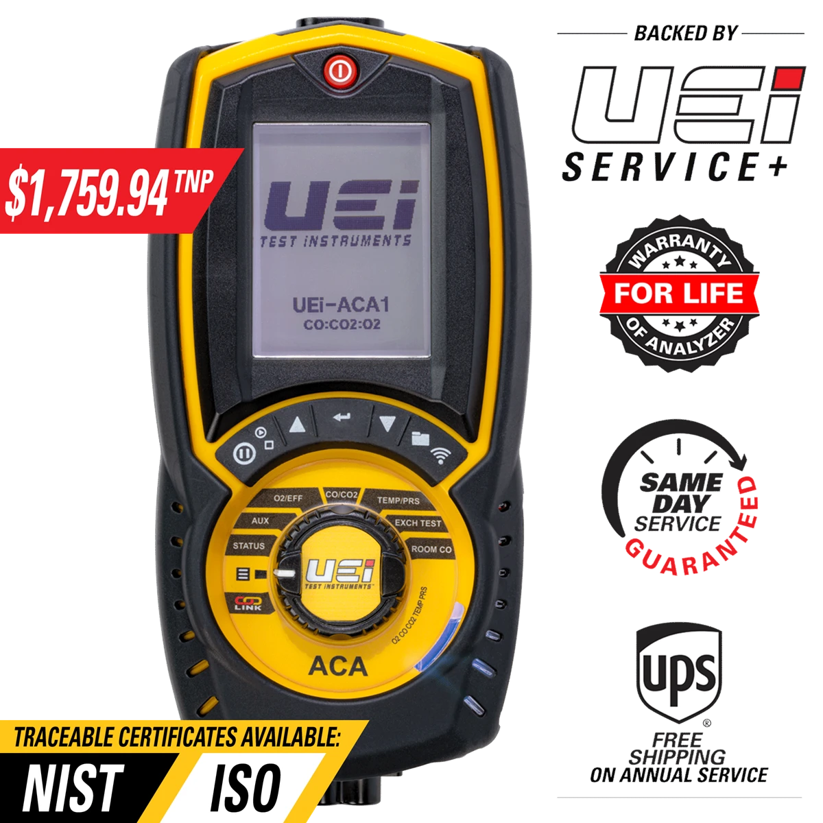 UEi ACA Advanced Combustion Analyzer