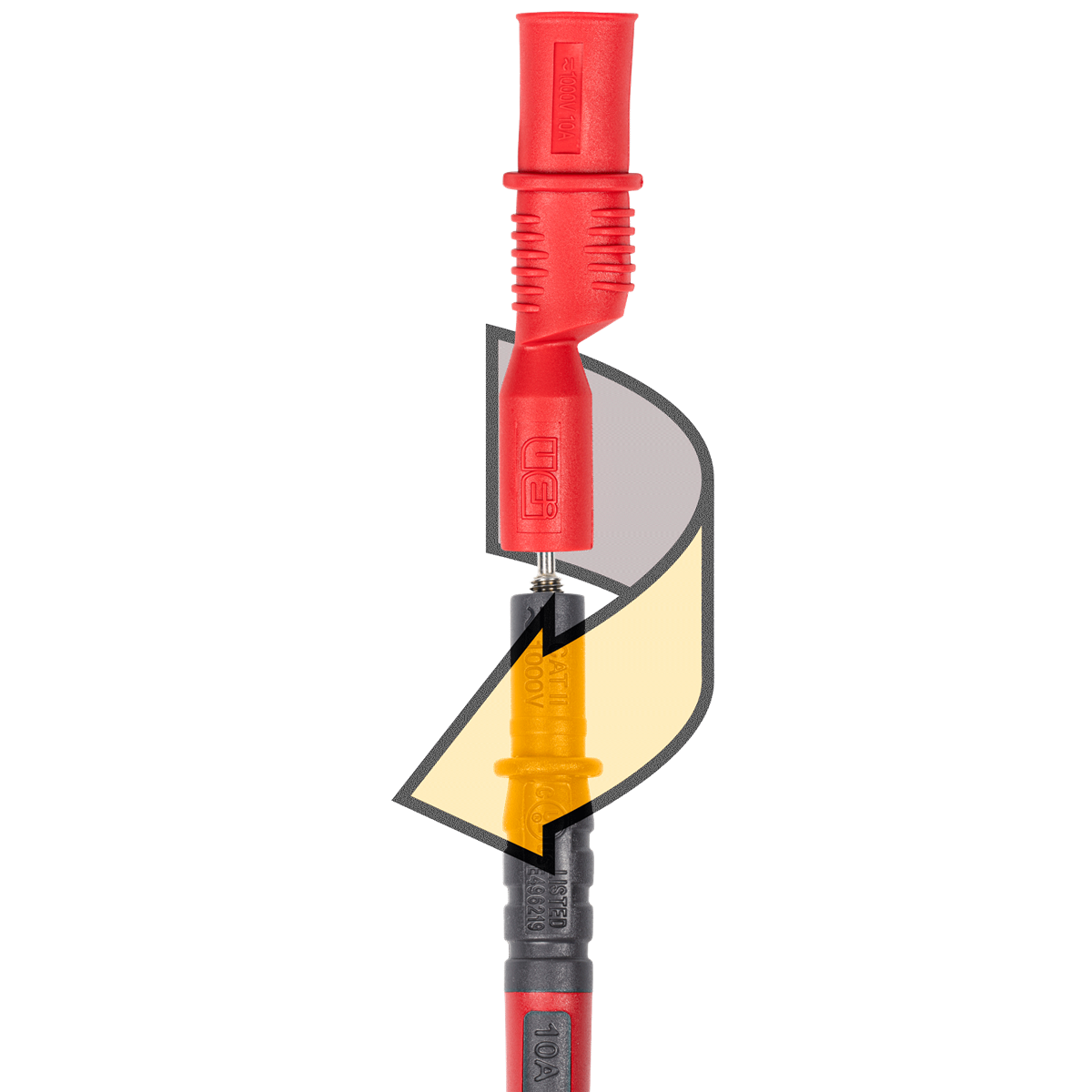 UEi ATL70 Silicone Test Leads with Right-Angle Inputs for EPC