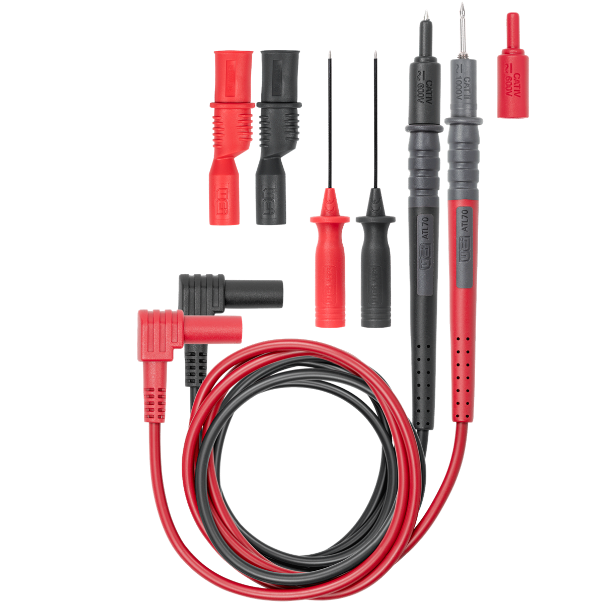 UEi ATL70 Silicone Test Leads with Right-Angle Inputs for EPC