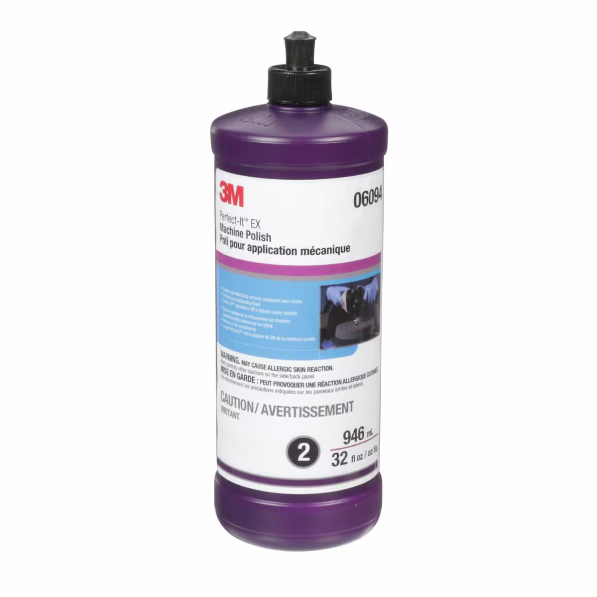 3M 06094 Perfect-It EX Machine Polish, 1 Quart (32 fl oz)