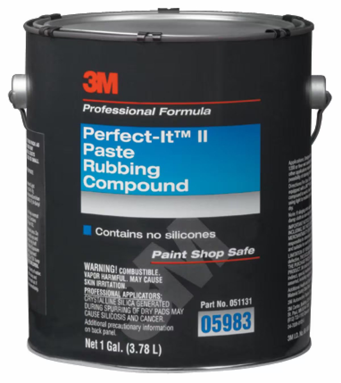 3M 05983 Perfect-It II Paste Rubbing Compound, 1 gal