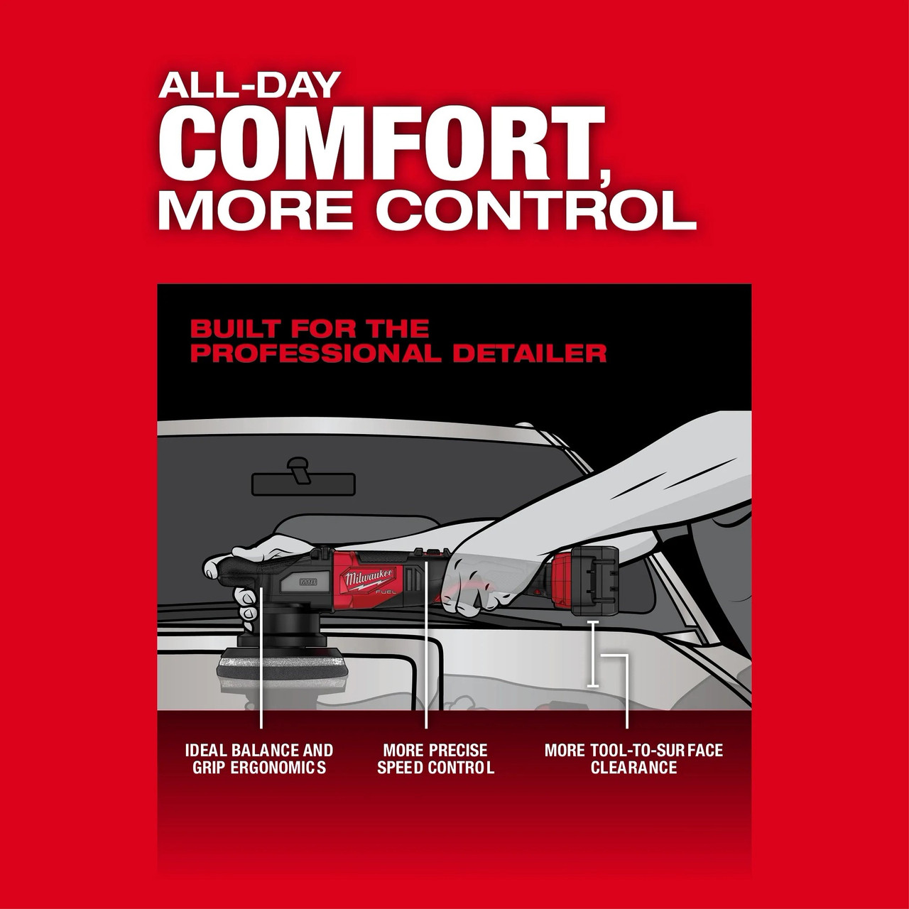 Milwaukee M18 FUEL™ 21mm Random Orbital Polisher 2685-20