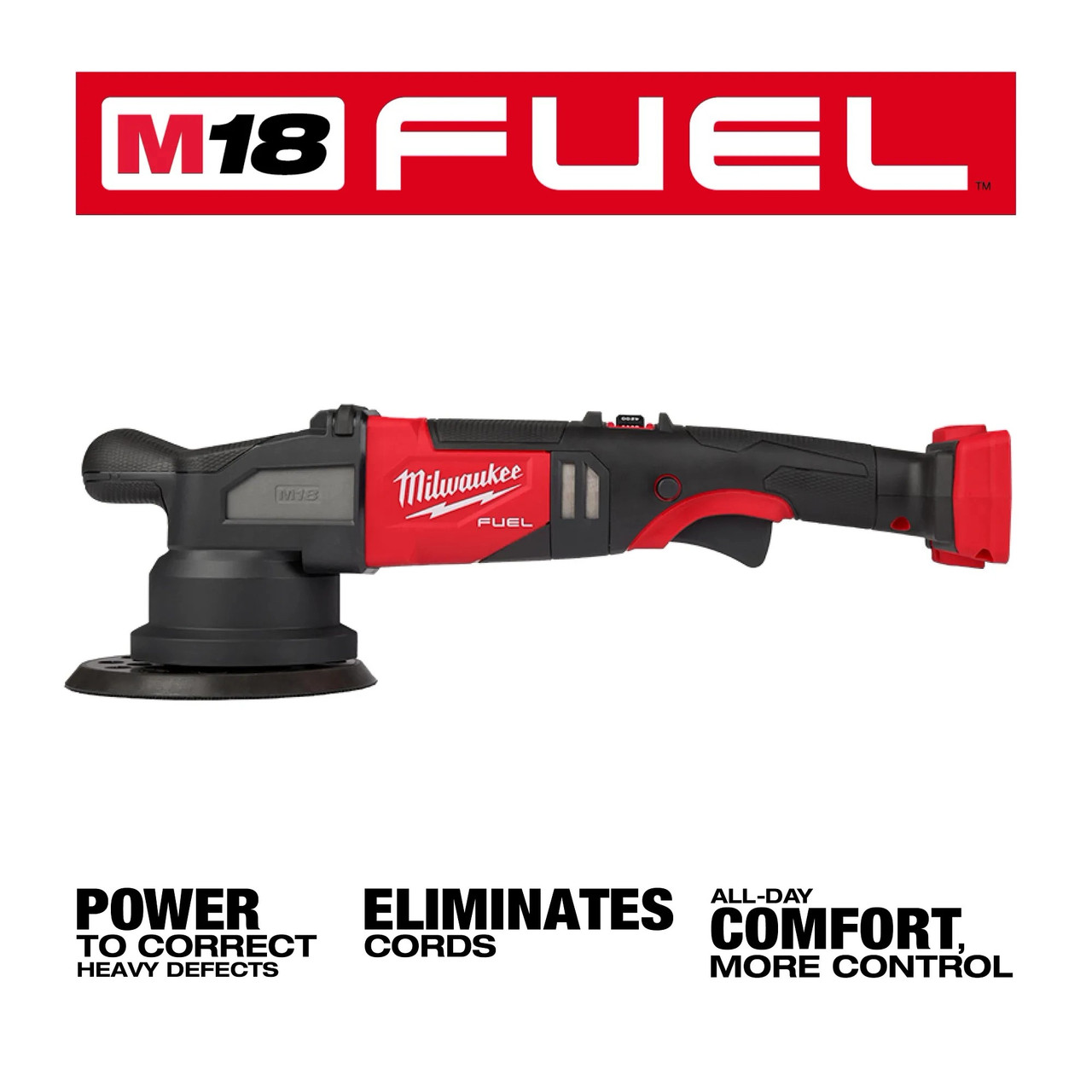 Milwaukee M18 FUEL™ 21mm Random Orbital Polisher Kit 2685-22HD
