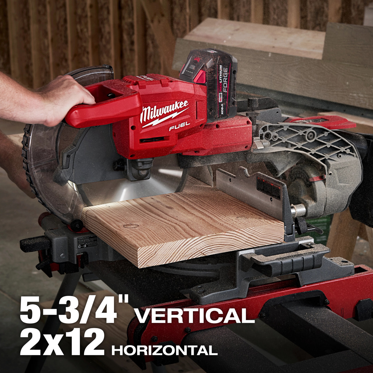 Milwaukee M18 FUEL™ 10” Dual Bevel Sliding Compound Miter Saw Kit 2734-21
