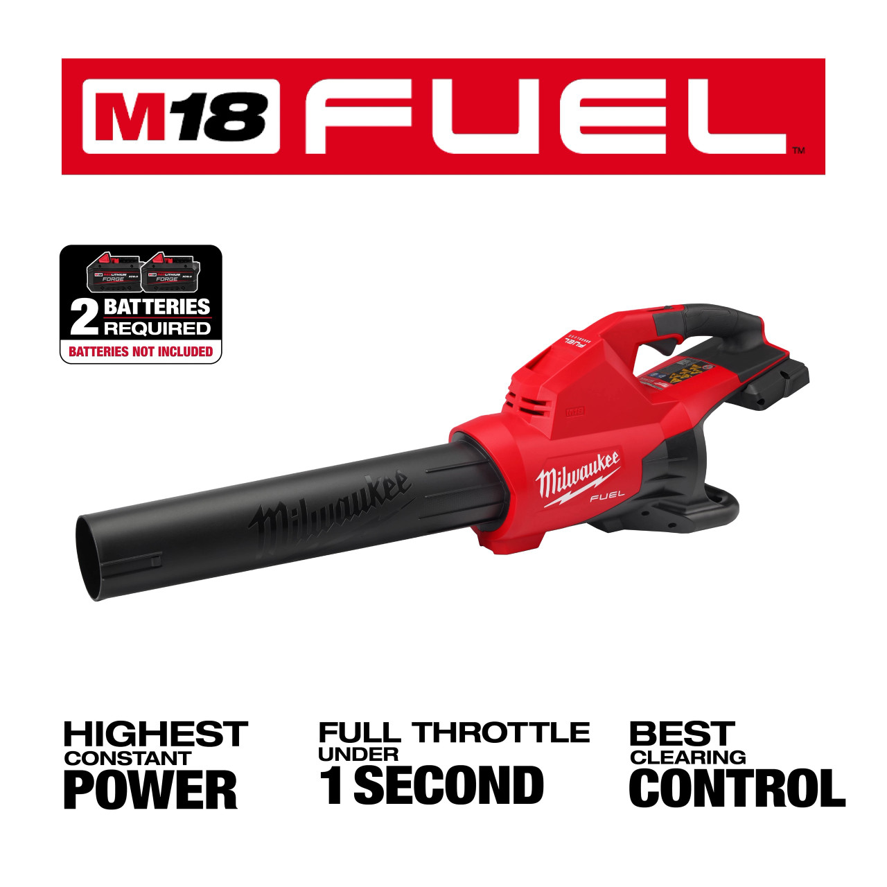 Milwaukee M18 FUEL™ Dual Battery Blower 2824-20