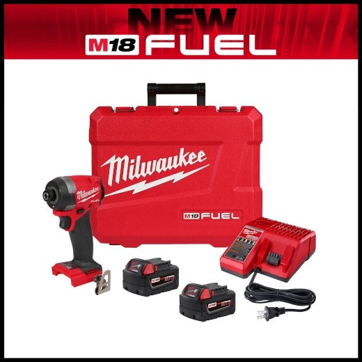 Milwaukee M18 FUEL™ 1/4" Hex Impact Driver Kit 2953-22