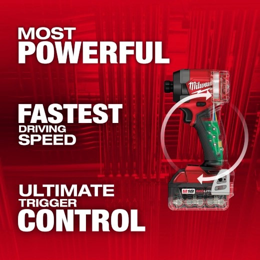 Milwaukee M18 FUEL™ 1/4" Hex Impact Driver Kit 2953-22
