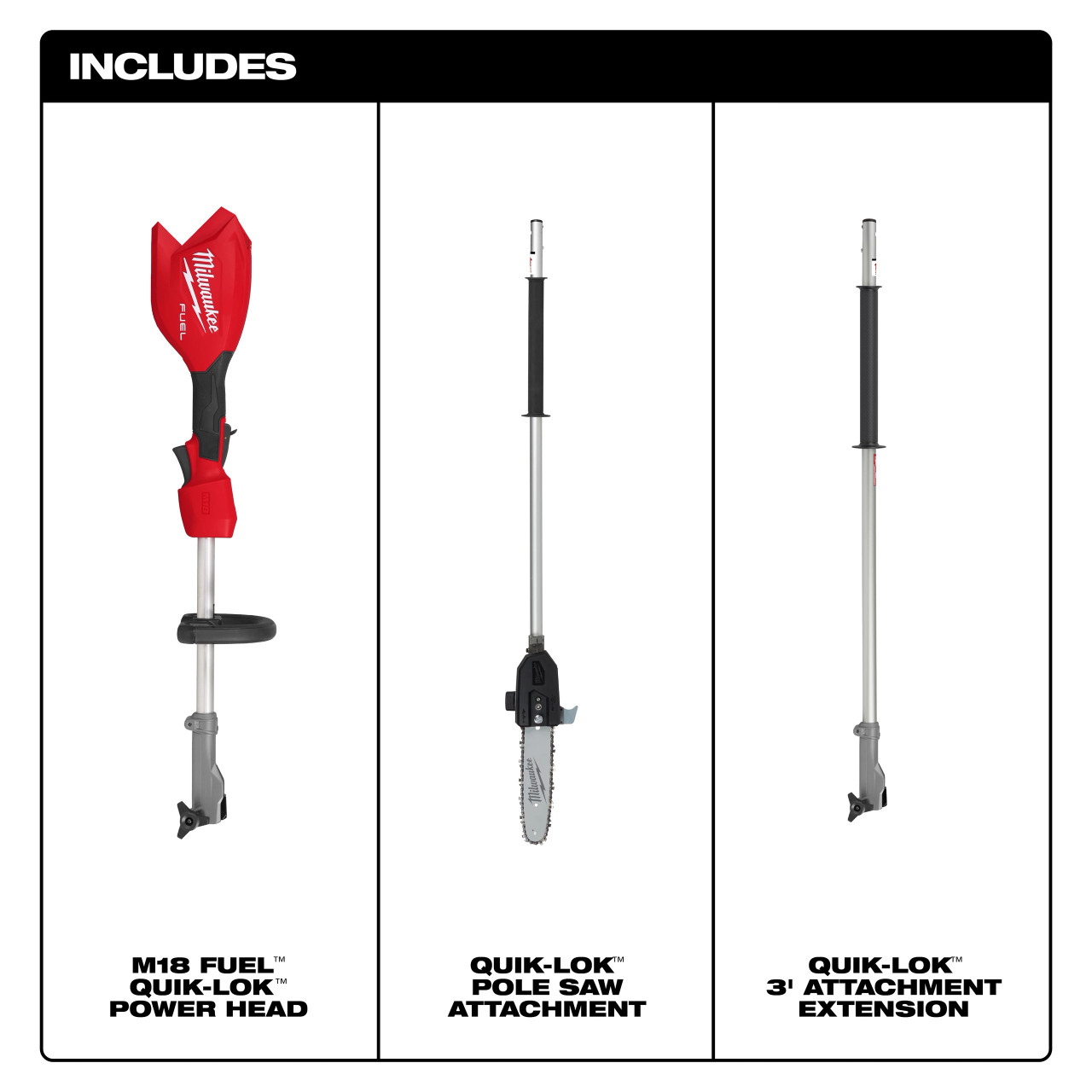 Milwaukee M18 FUEL™ QUIK-LOK™ Pole Saw 3016-20PS