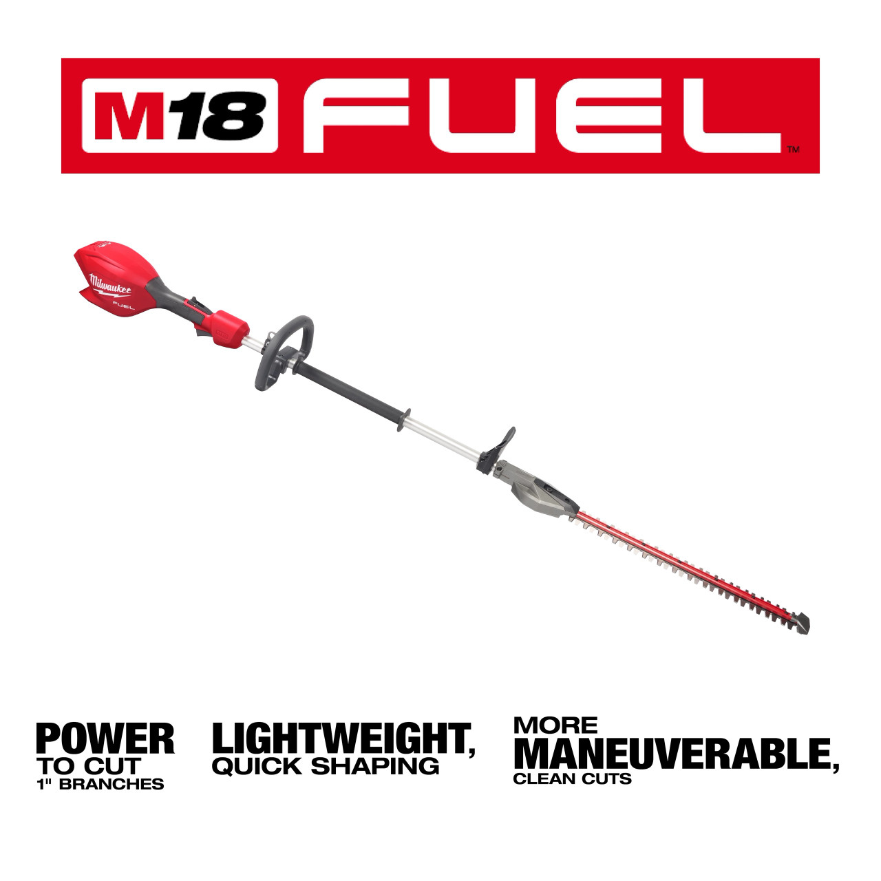 Milwaukee M18 FUEL™ Short Pole Hedge Trimmer 3043-20