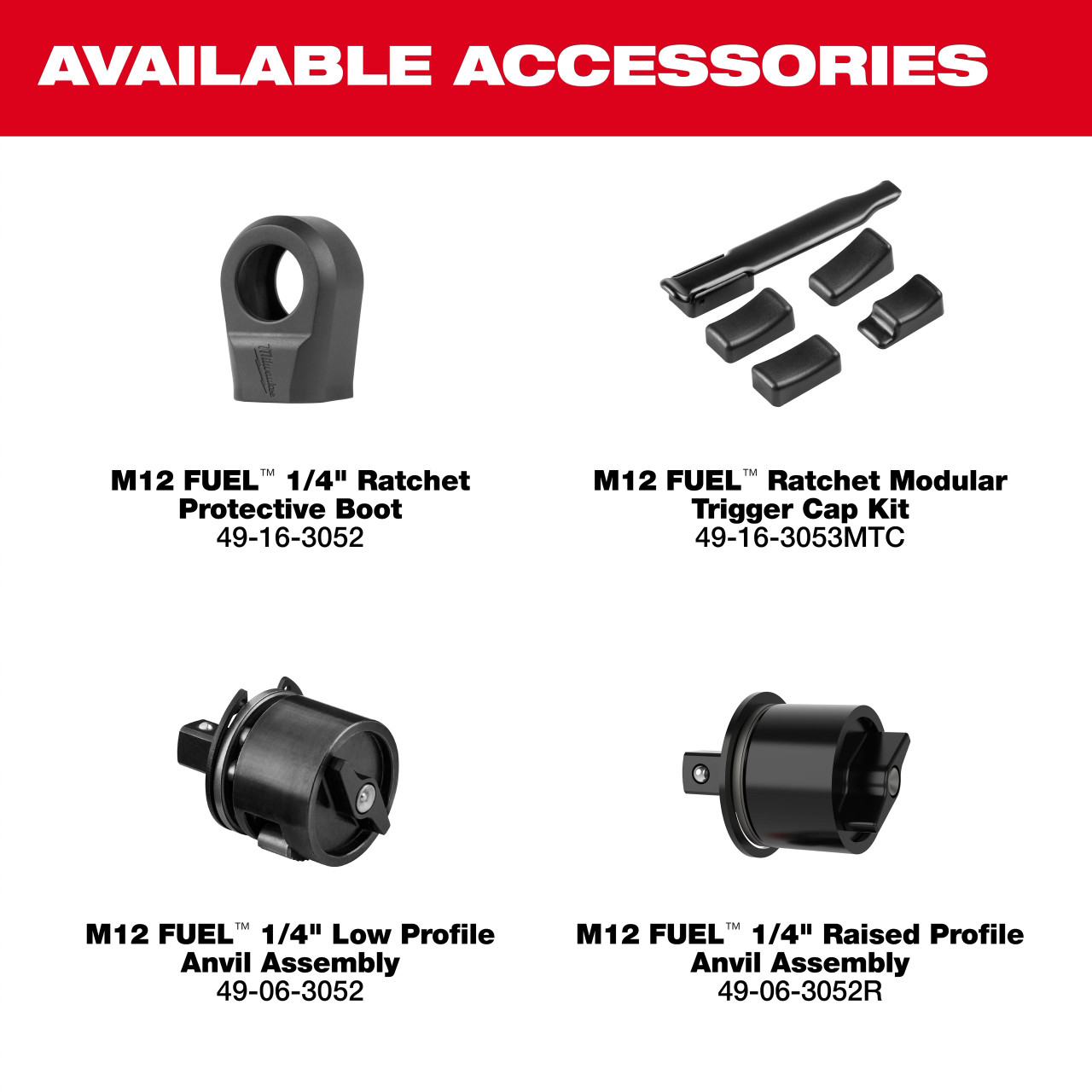 Milwaukee M12 FUEL™ 1/4" Ratchet 3052-20
