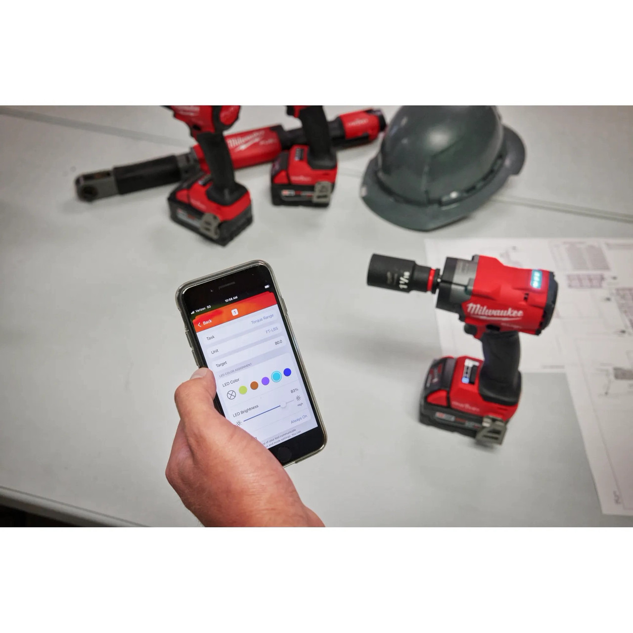 Milwaukee M18 FUEL™ 1/2" Controlled Torque Compact Impact Wrench w/ TORQUE-SENSE™, Pin Detent 3061P-20
