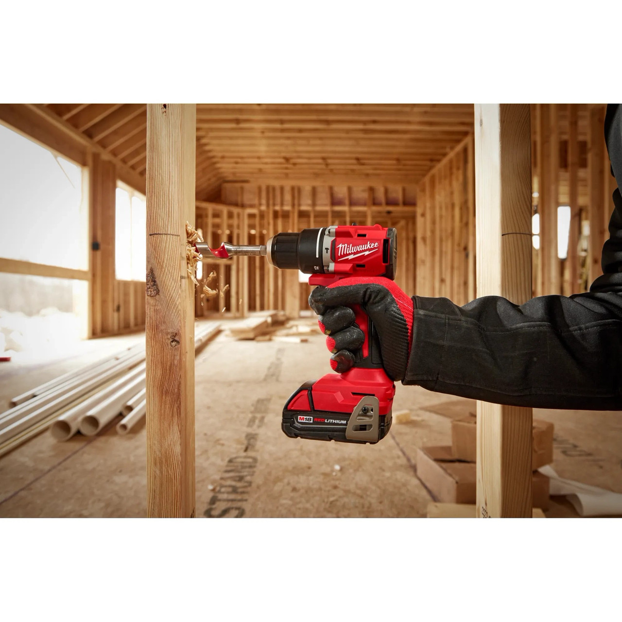 Milwaukee M18™ Compact Brushless 1/2" Hammer Drill/Driver Kit 3602-22CT