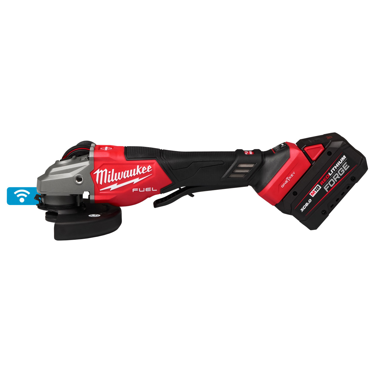 Milwaukee M18 FUEL™ 4-1/2"-6" Variable Speed Braking Grinder, Paddle Switch w/ ONE-KEY™ Kit 3672-22