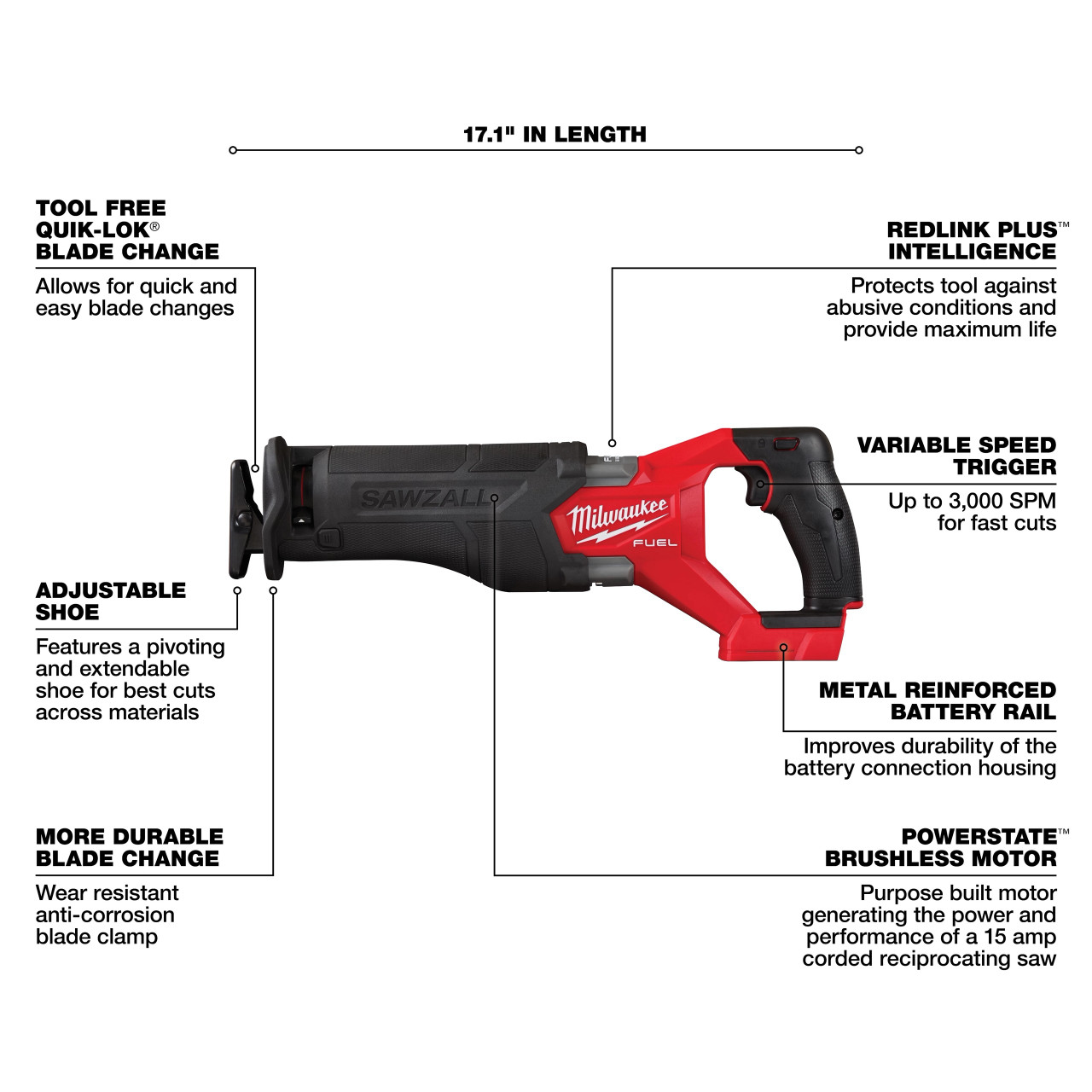 Milwaukee M18 FUEL™ 7-Tool Combo Kit 3697-27