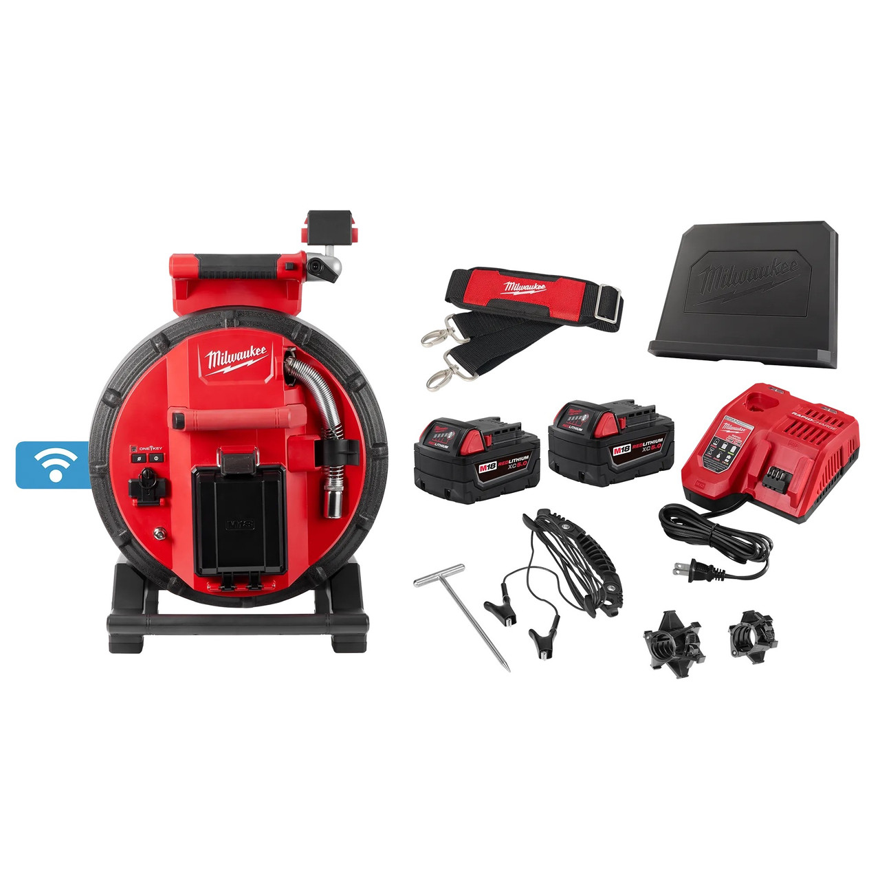 Milwaukee M18™ 100’ Flexible Modular Pipeline Inspection System 3972-22
