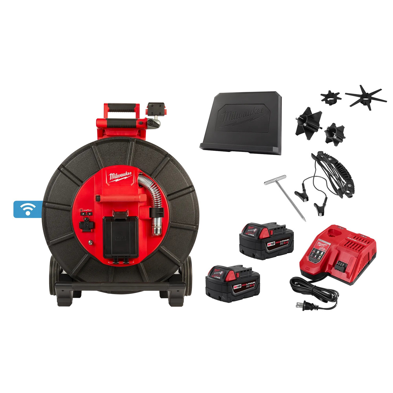 Milwaukee M18™ 200’ Stiff Modular Pipeline Inspection System 3974-22