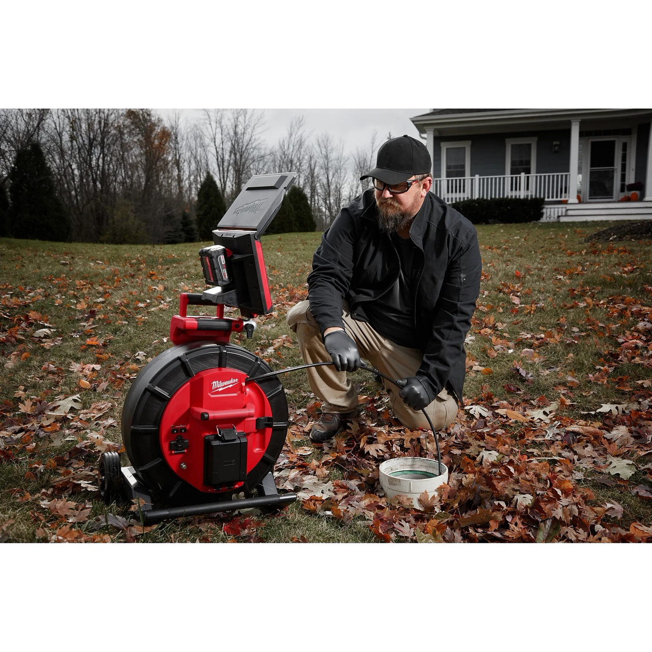 Milwaukee 200’ Mid-Stiff Modular Pipeline Inspection Reel 3975-20