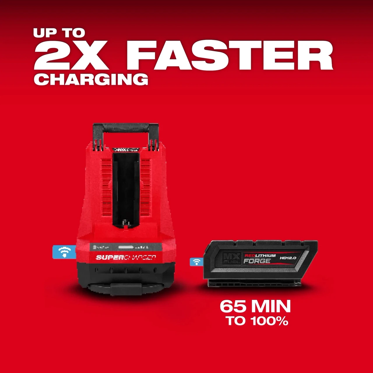 Milwaukee MX FUEL™ REDLITHIUM™ FORGE™ HD12.0 Battery/Super Charger Expansion Kit MXFSC-1HD12