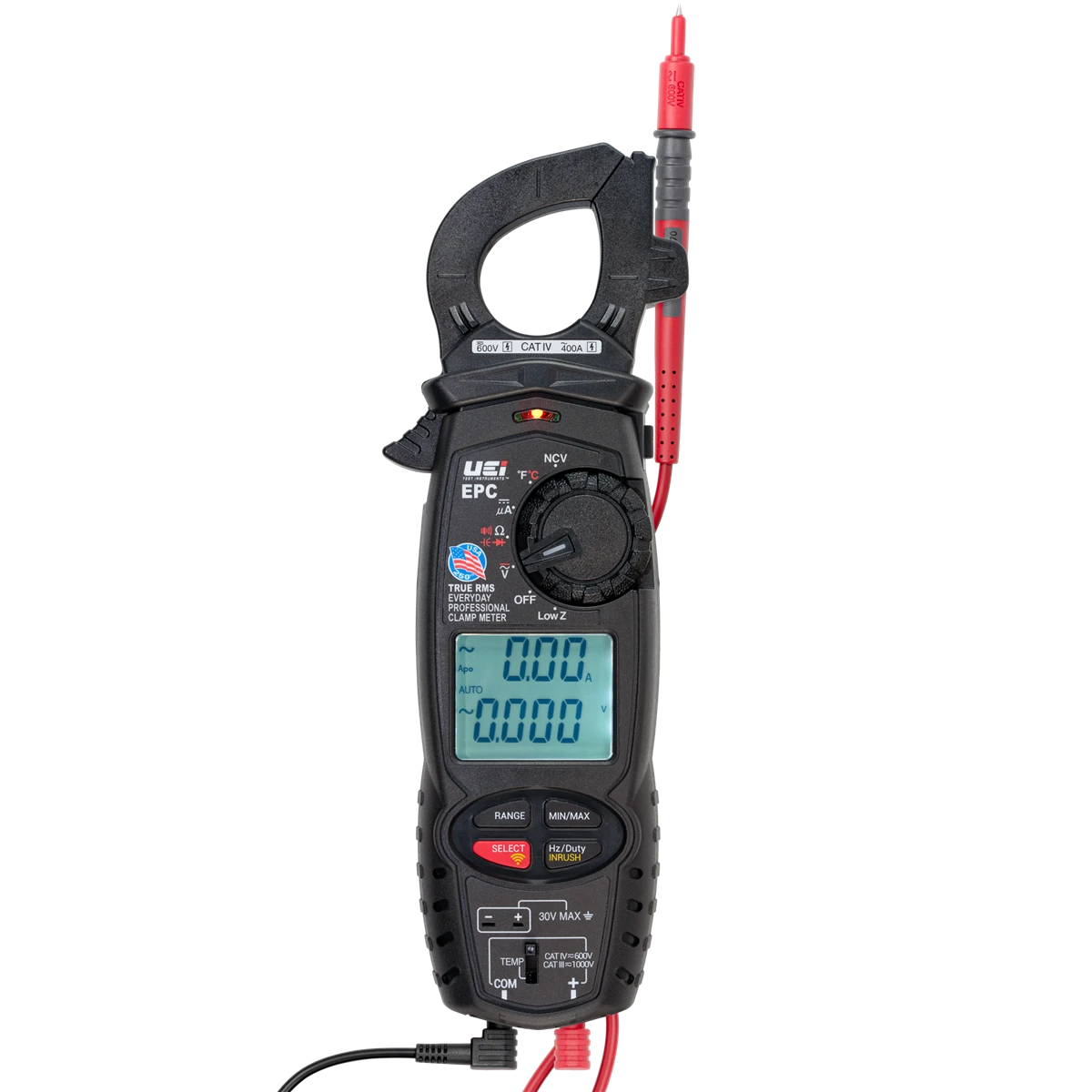 UEi EPCCOMBO Everyday Professional Clamp Meter with ATTPC4 Pipe Clamp