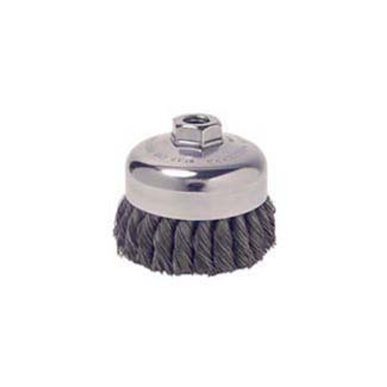 6 in  Single Row Wire Cup Brush