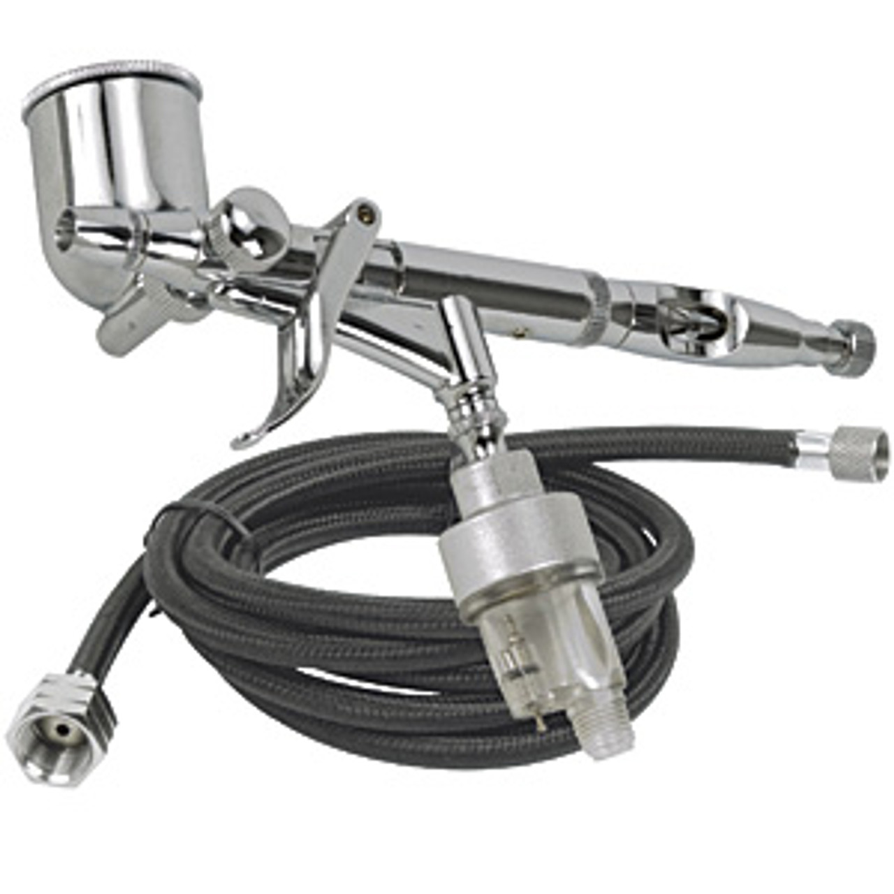 Steelman Air Brush Kit with 5Ft. Braid Hose STE99165-05K