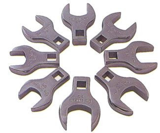 8pc Jumbo Metric Straight Crowfoot Wrench Set