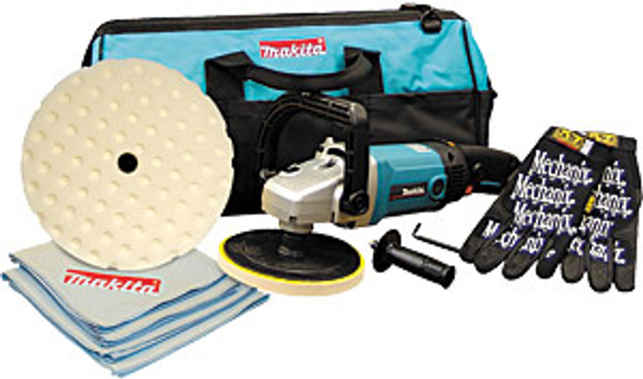 7" Polisher/Sander Kit with Towels, Gloves and Tool Bag 9227CX5