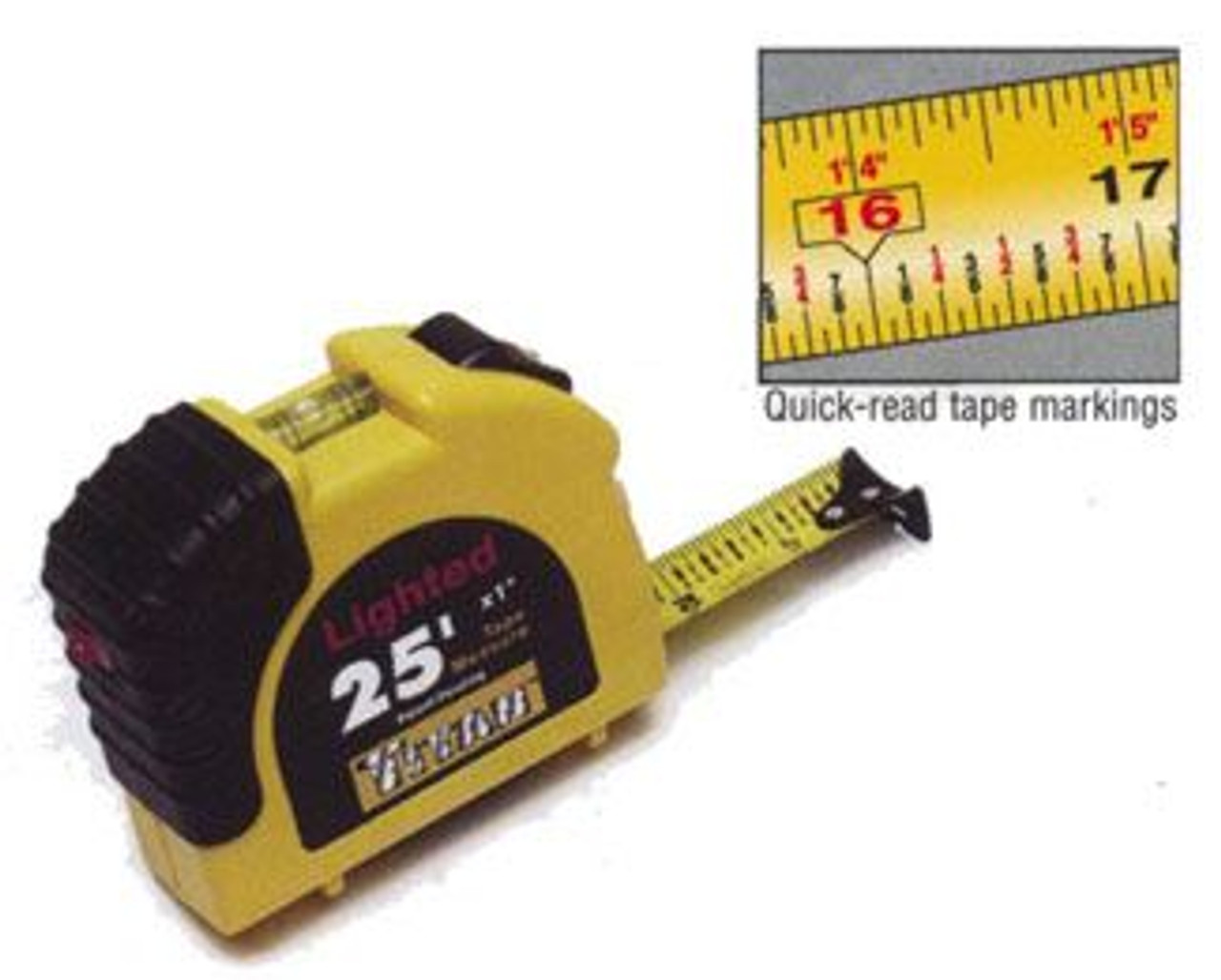 Lighted tape measure