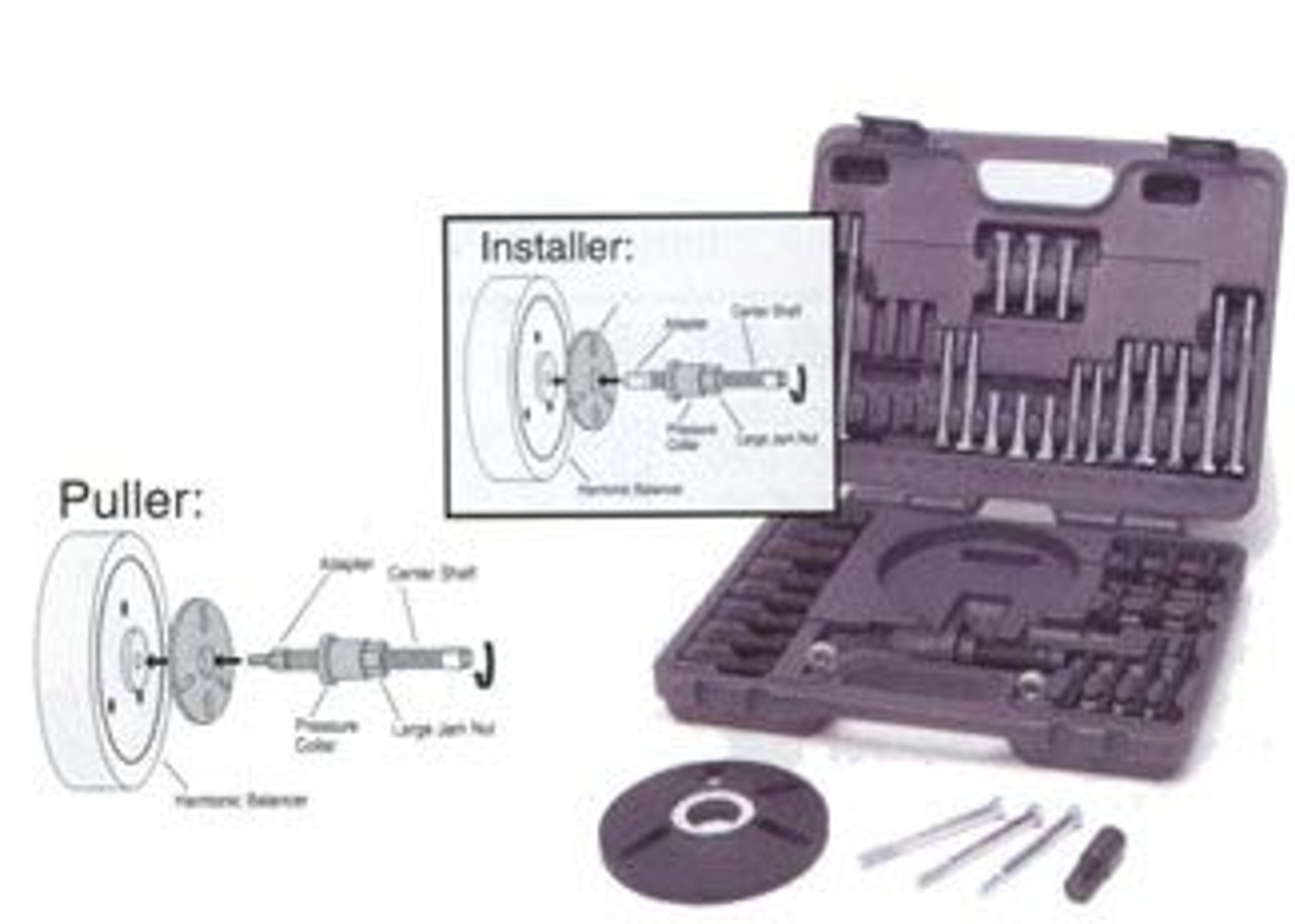 Harmonic Balancer Puller  and  Installer Master Set