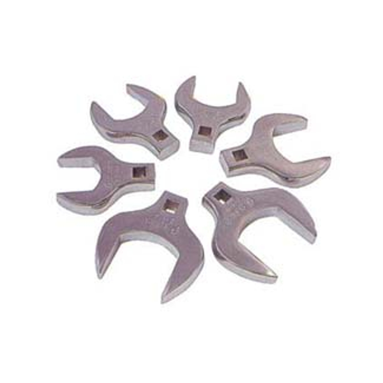 6pc Jumbo SAE Crowfoot Wrench Set