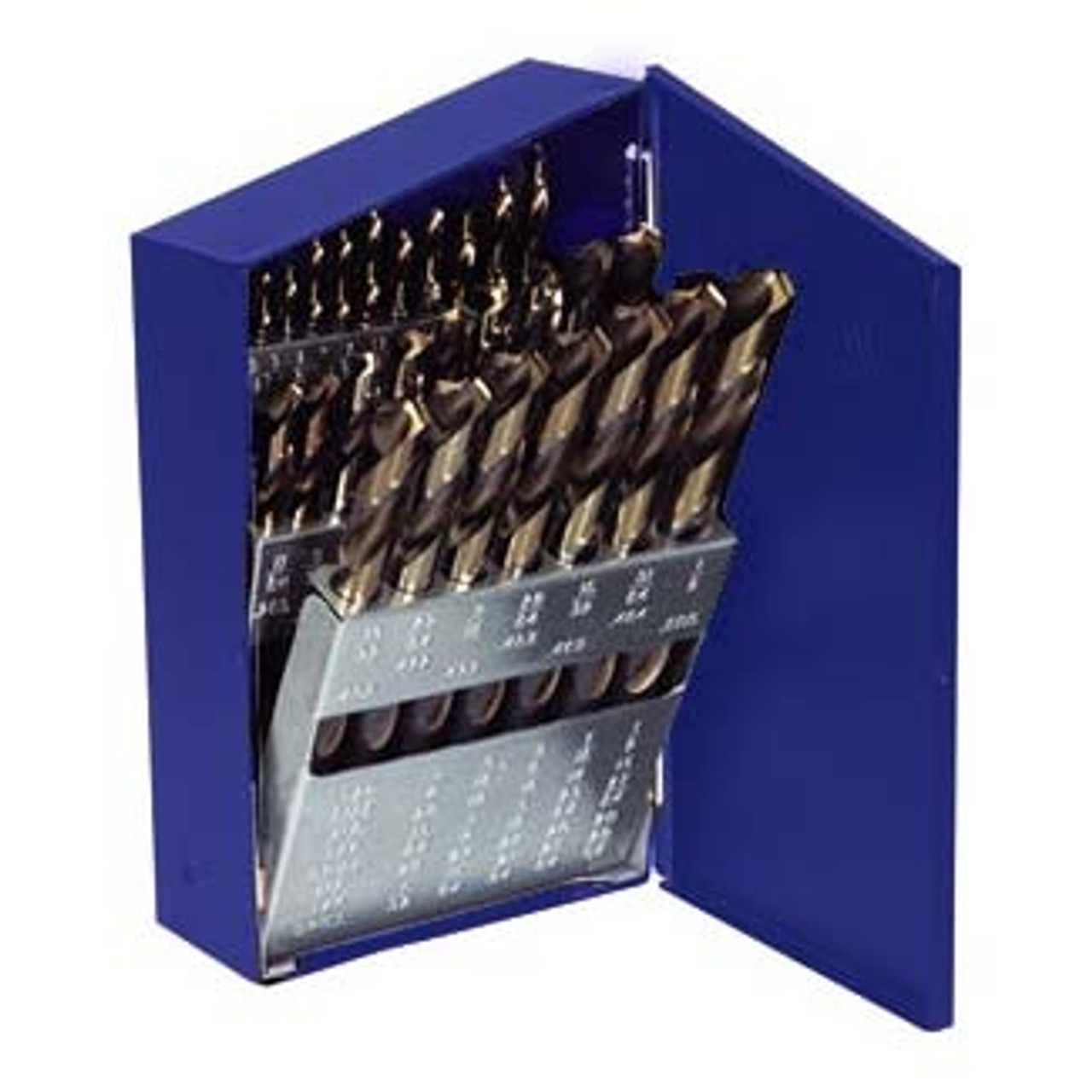 29-pc High Speed Steel Drill Bit Set with Turbo Point Tip