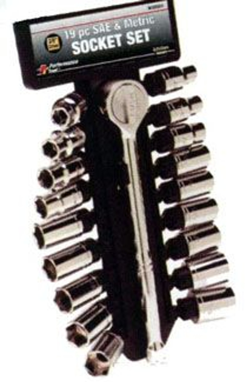 19 PC 3/8 in  Dr. Socket Set