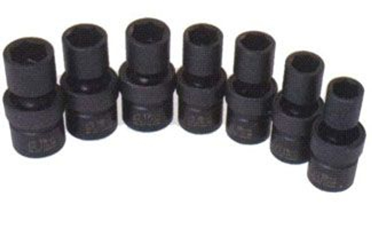 7pc Universal Impact Socket Set Metric